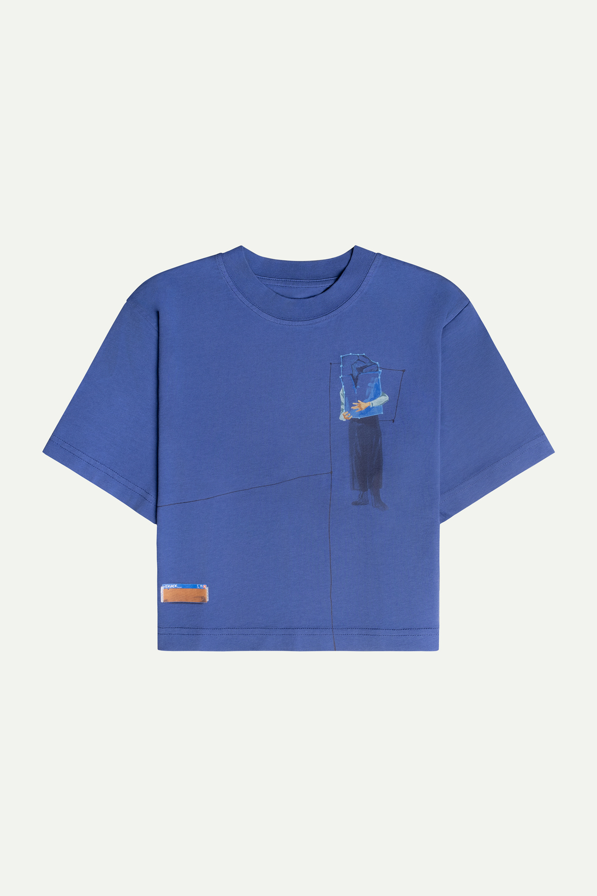 Women's Flat Cut Crop T-Shirt- Triac
