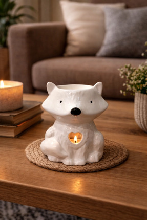 buhana Buhurdanlık TİLKİ Model Buhardanlık Beyaz Renk