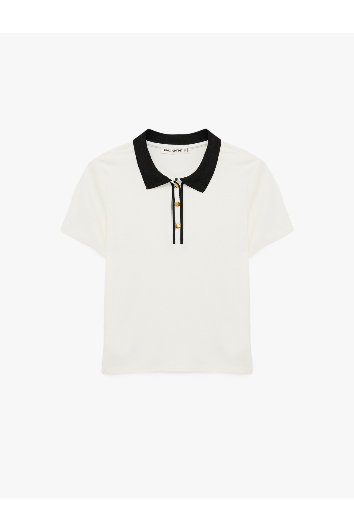 Koton Women'S Ecru Teenage Tshirt Ss