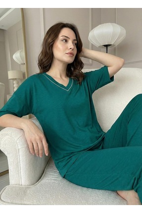 LAGRANZE Avelora Viskon Rahat Kesim Kadın Ev Giyim Takımı