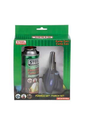 STEEL kamp çakmağı pürmüz set 227 gr. 400 ml Kamp, Outdoor ve Ocak Uyumlu