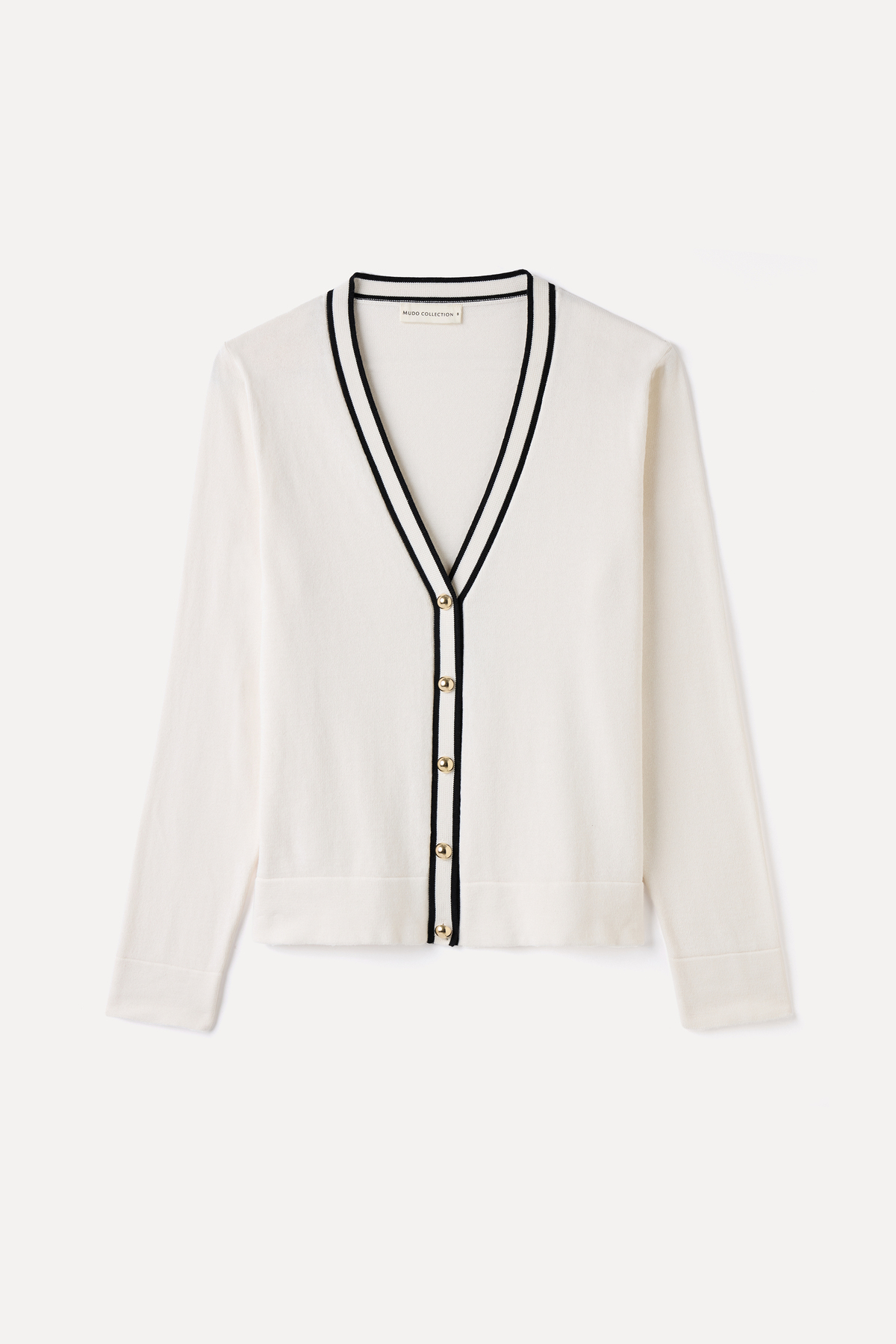 Mudo  V YAKA FITTED TRİKO HIRKA - Görsel 4