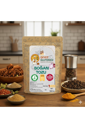 Diyet Glutensiz Glutensiz Soğan Tozu 100 G