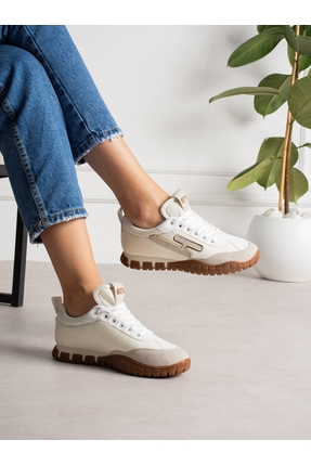 ALEMDAR AYAKKABI LEGNO Beyaz Kadın Sneakers