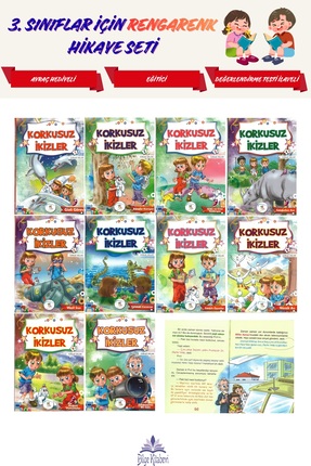 5 Renk Yayınları 3.Sınıf Okumayı Sevdiren 10 lu Hikaye Seti - 6 (48 sayfa)