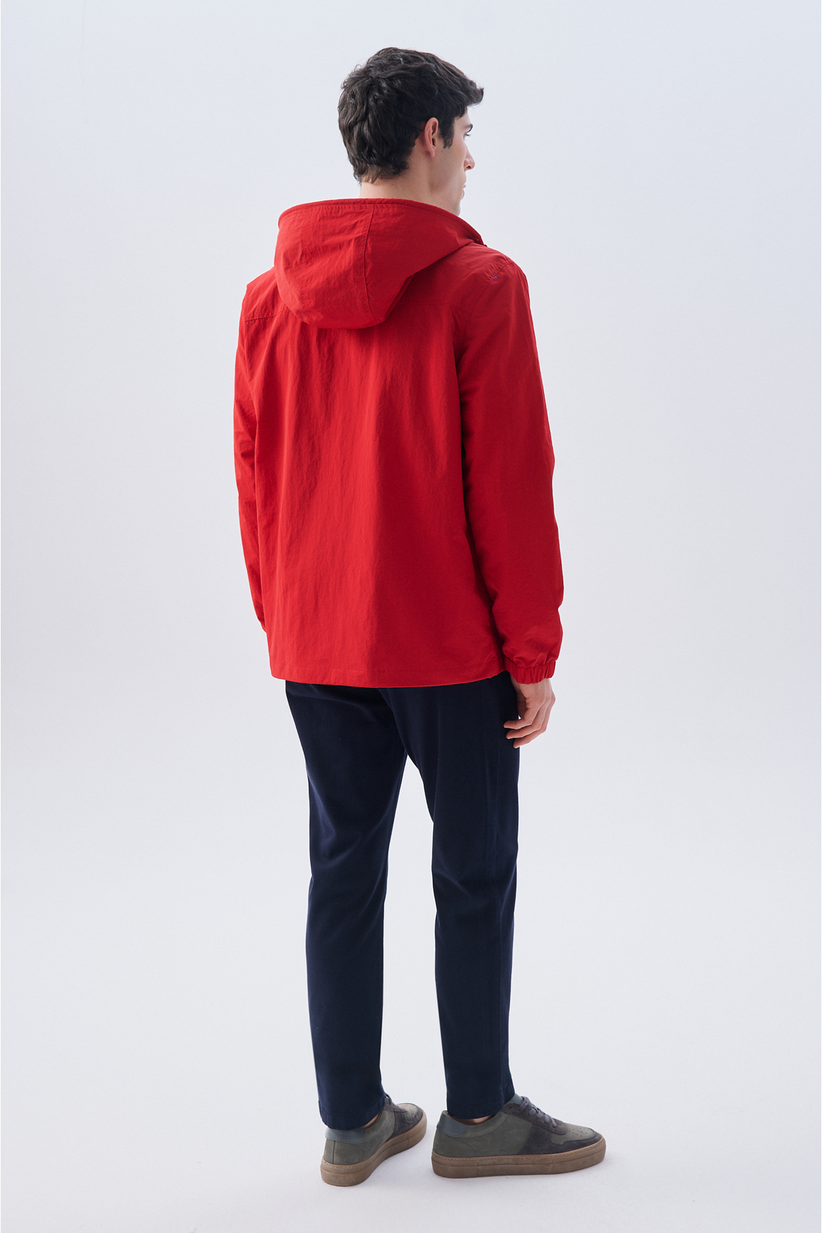 Mudo  NAKIŞLI KAPÜŞONLU YAĞMURLUK - Görsel 2