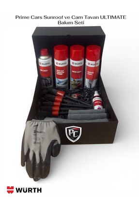 Würth Prime Cars Ultimate Sunroof Cam Tavan Bakım Seti