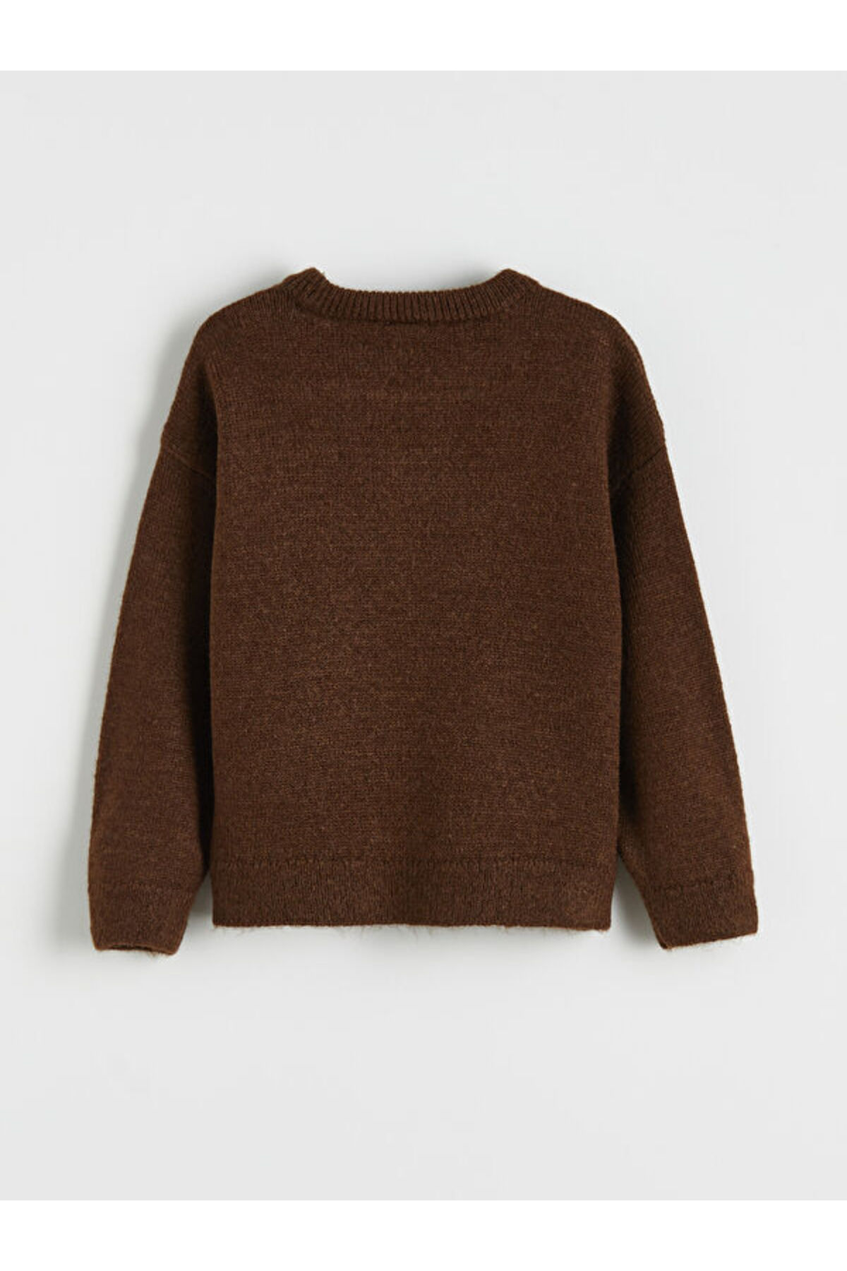 LC Waikiki RMZ GİYİM FARKIYLA İşlemeli Kız Çocuk Triko Kazak fotoğrafı 3 (önizleme)