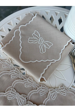 ELORA MAISON Belle Keten Ekmek Sepeti Örtüsü, Ekmeklik