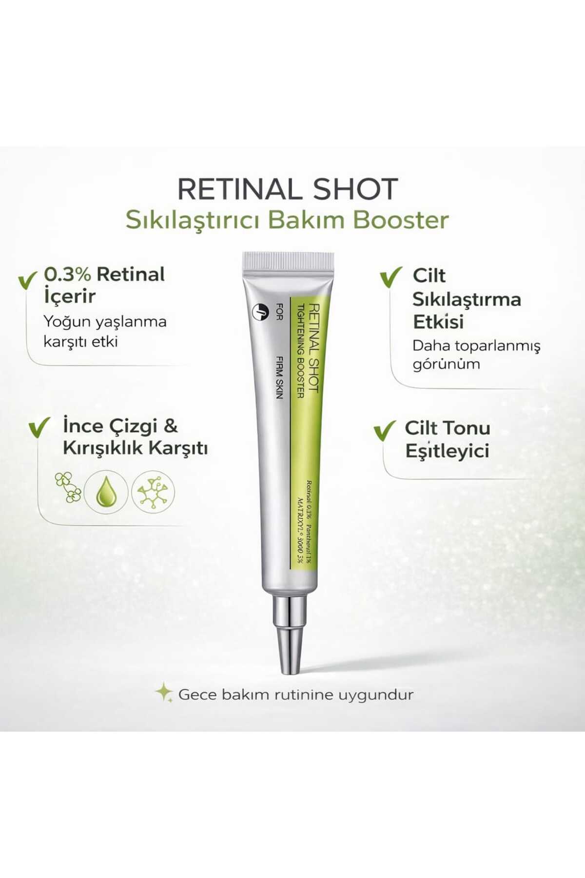 Retinal Shot Tightening Booster Krem | Cilt Yenileyici & Elastikiyet Arttırıcı 15g — NEWRETSHOT — تصویر 2 از 3