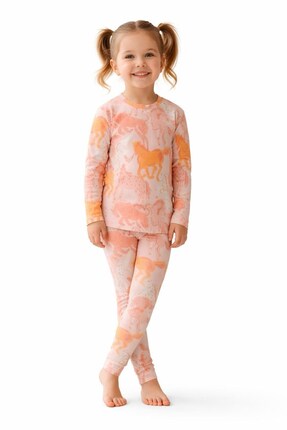 Jeopardi Kız Çocuk Baskılı Kaşkorse Alt Üst Takım