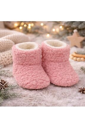 Peppino Bebek & Çocuk Kaydırmaz Tabanlı Ev Botu / Panduf / Kışlık Peluş Düz R...