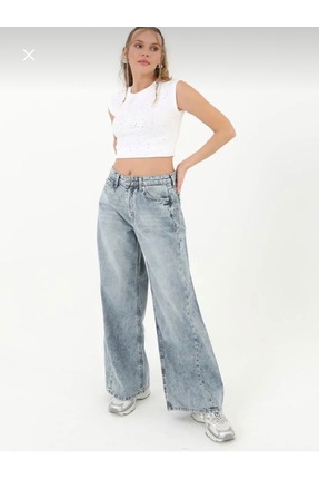 Puane soul kadın bol kesim jeans