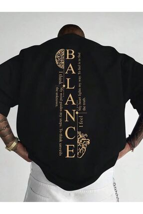 LELVANİ GOLD YAZILI BALANCE SIRT BASKILI TSHIRT