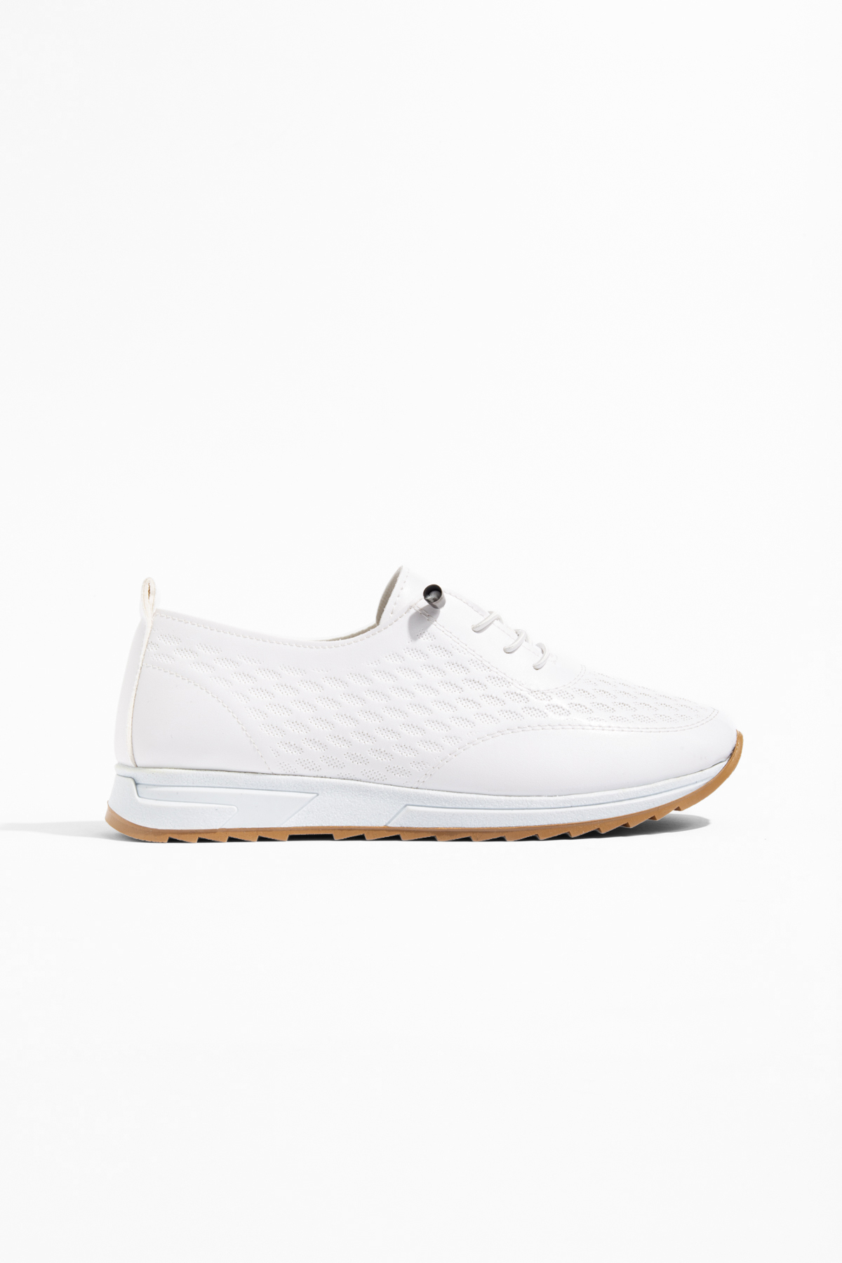 camaiore  Kadın Beyaz Spor Ayakkabı Ortopedik Taban Günlük Sneaker - Görsel 3