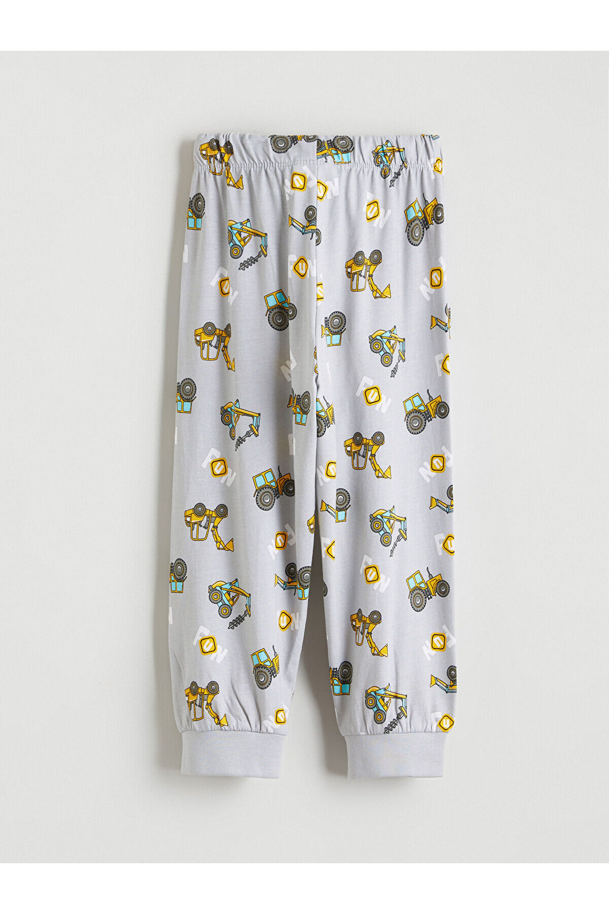 LC Waikiki Elsiva Collection Sarı Bisiklet Yaka Baskılı Erkek Çocuk Pijama Takımı fotoğrafı 5 (önizleme)