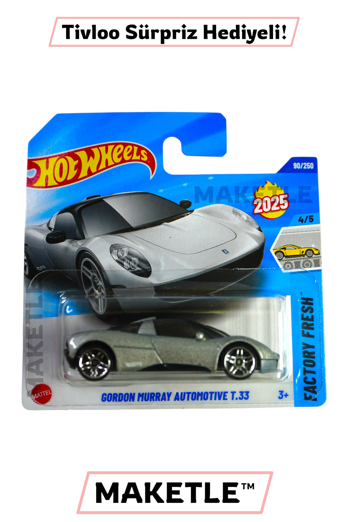 HOT WHEELS Gordon Murray Automotive T.33 - HYW23 - Tivloo Sürpriz
