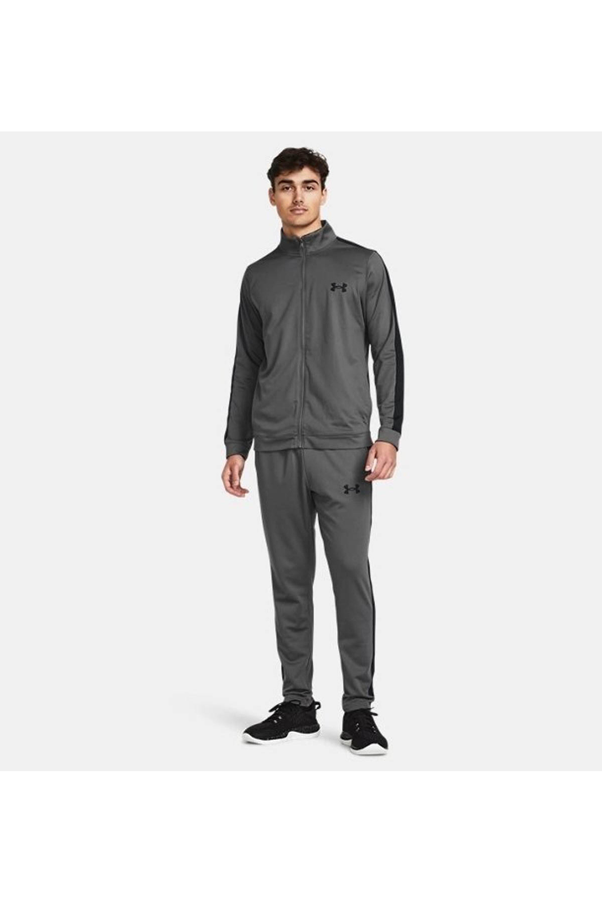 آندر آرمور ست دو تکه مردانه مشکی بافتنی UA Rival Knit Track Suit 1357139-025