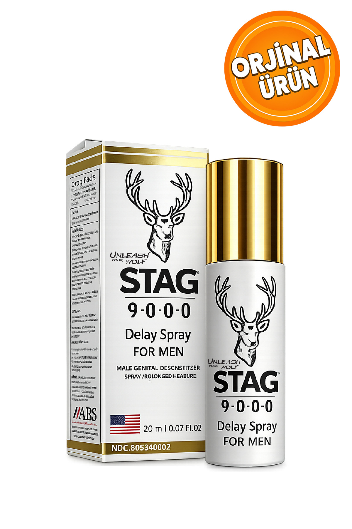 UNLEASH YOUR WOLF Stag 9000 Uzun Deneyim Sprey 20 ml - Fiyatı, Yorumları