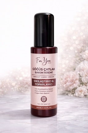 For You Gold Göğüs Çatlak & Sıkılaştırıcı Bakım Kremi l Toparlayıcı Etkili Ça...