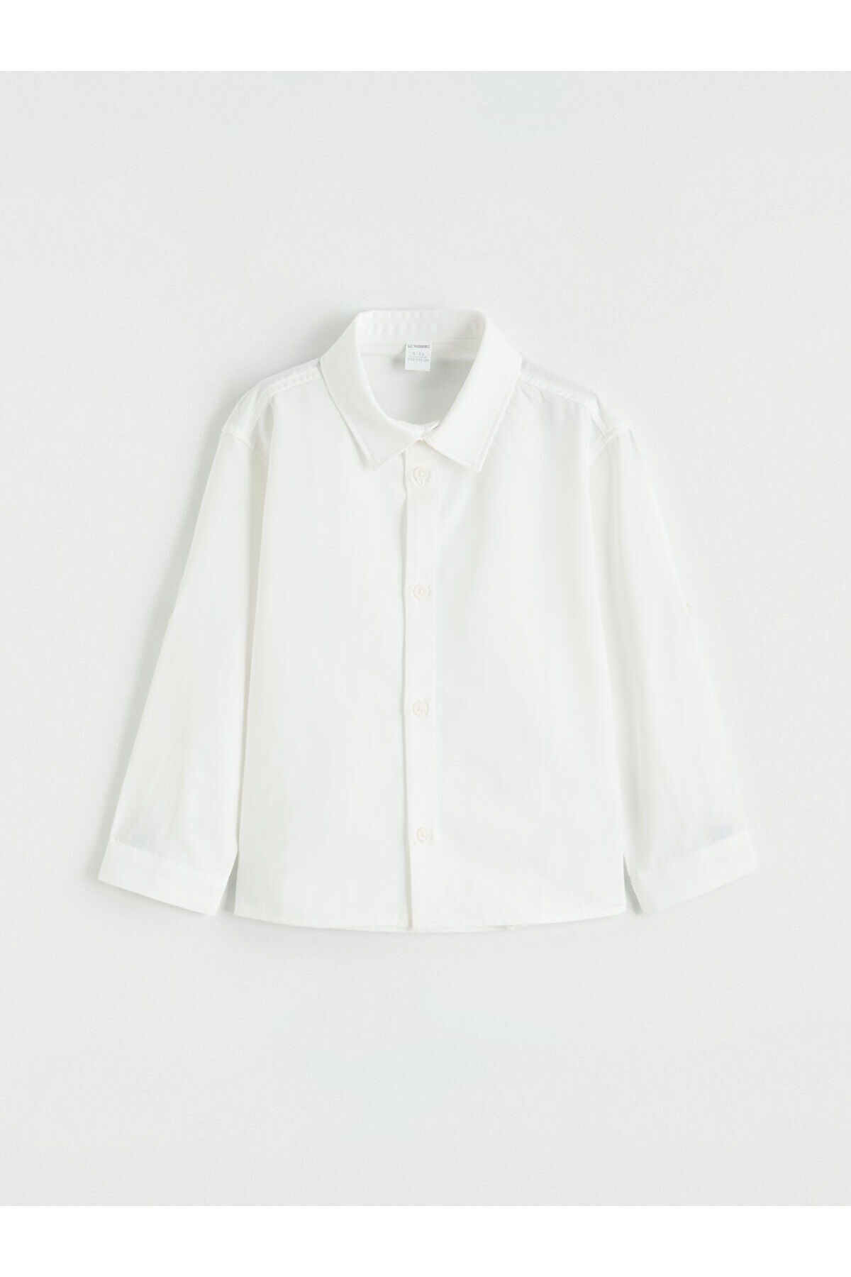 LC Waikiki Ekru Oxford Erkek Çocuk Gömlek fotoğrafı 3 (önizleme)
