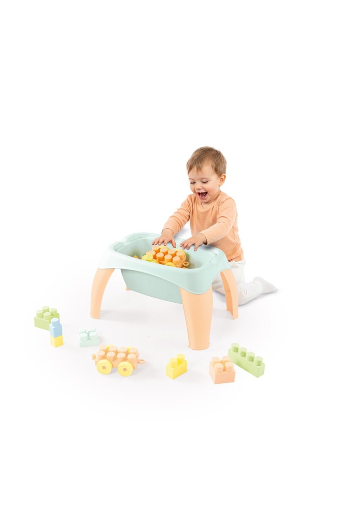 NW NessiWorld 5211 OYUNCAK AKTİVİTE OYUN MASASI 30 PARÇA MEGA BLOK fotoğrafı 2 (önizleme)