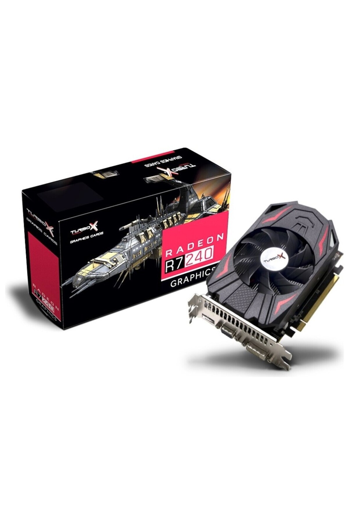 Midcom 4GB GDDR5 128Bit R7 240 Amd Tek Fan Knight Zen Max Ekran