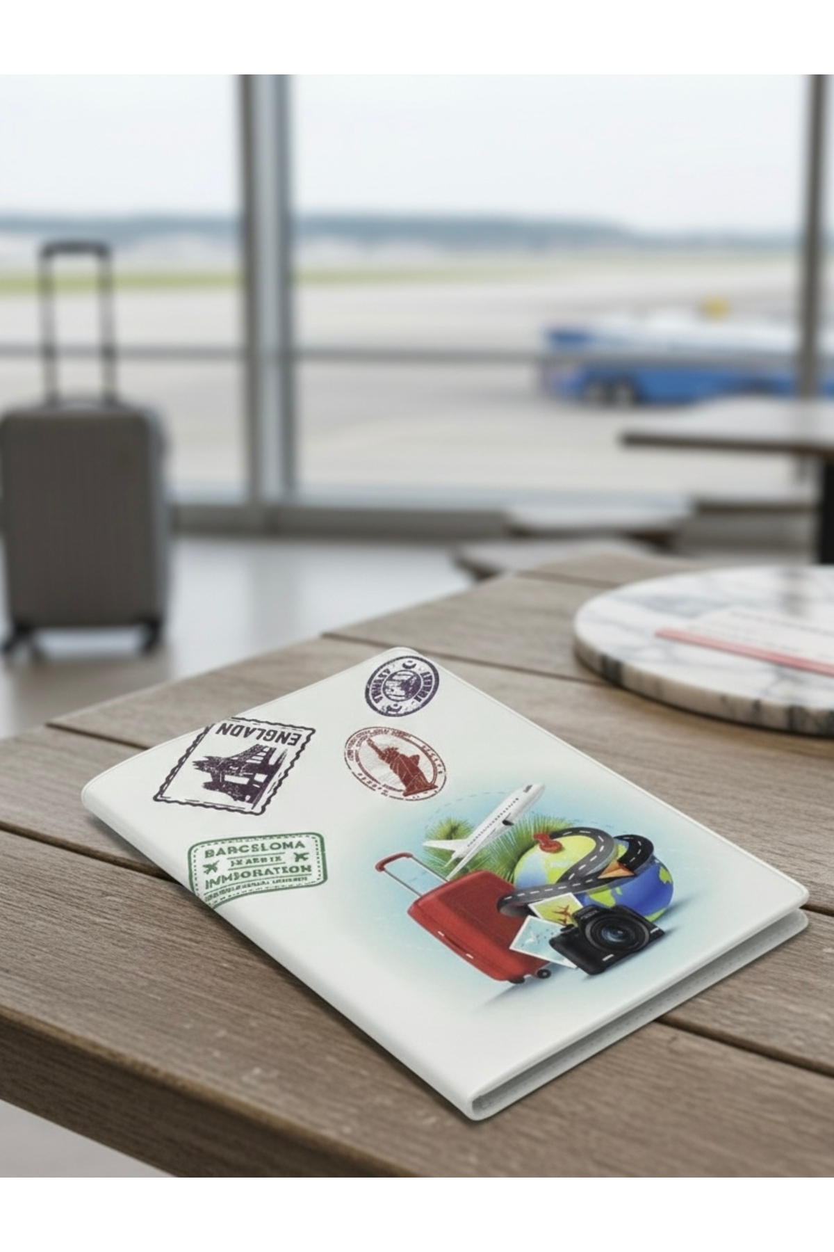 Patterned Passport Cover – Cute Design, Waterproof PVC Protective Cover