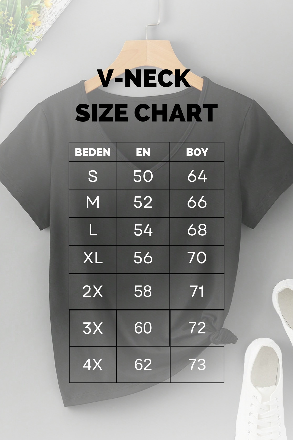 Deocept  Kadın Baskılı Kadın Oversize V Yaka T-shirt Salaş - Görsel 4