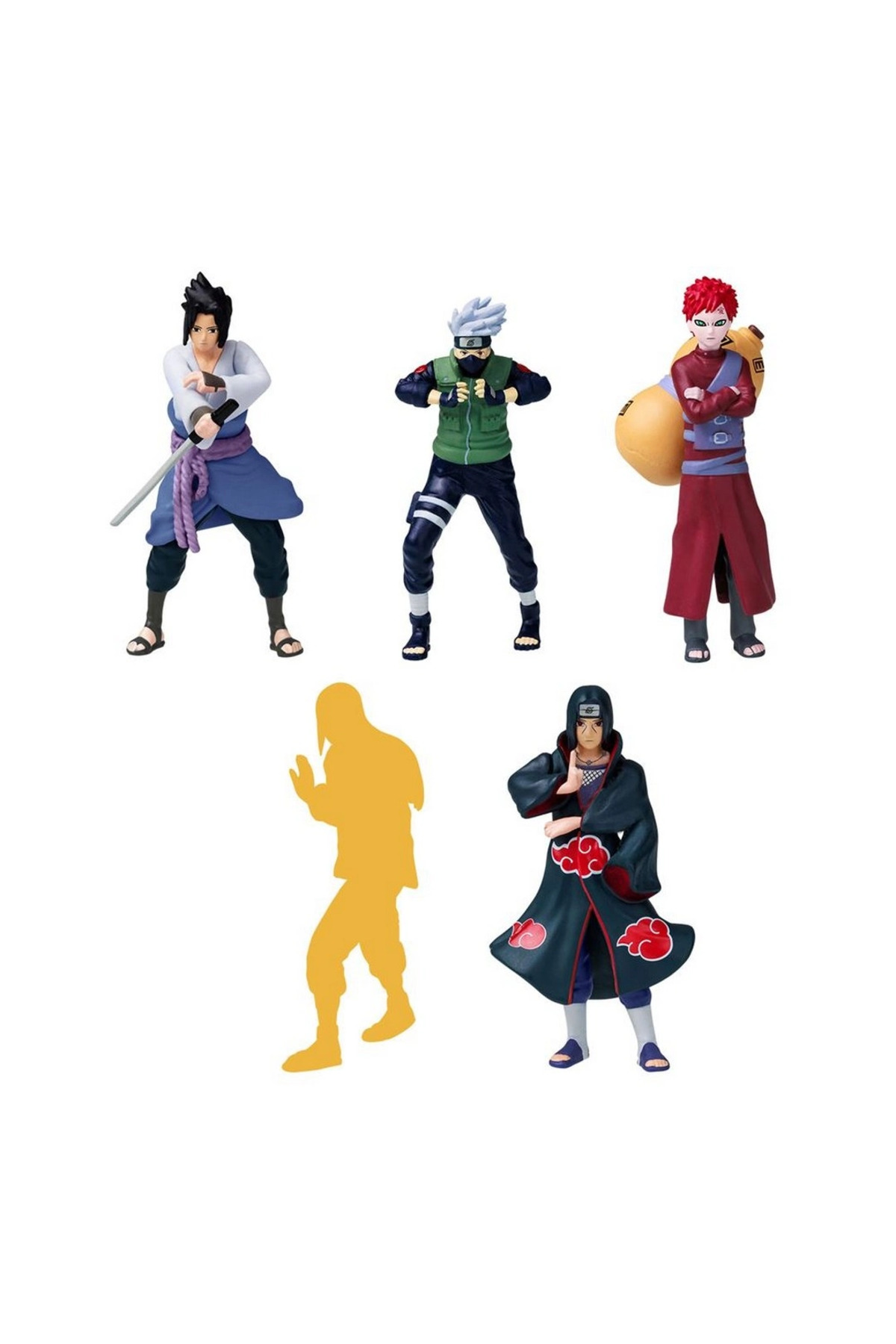 TOYFEST Naruto 5'li Koleksiyon Figür Seti 7 CM - 1 PAKET - Fiyatı