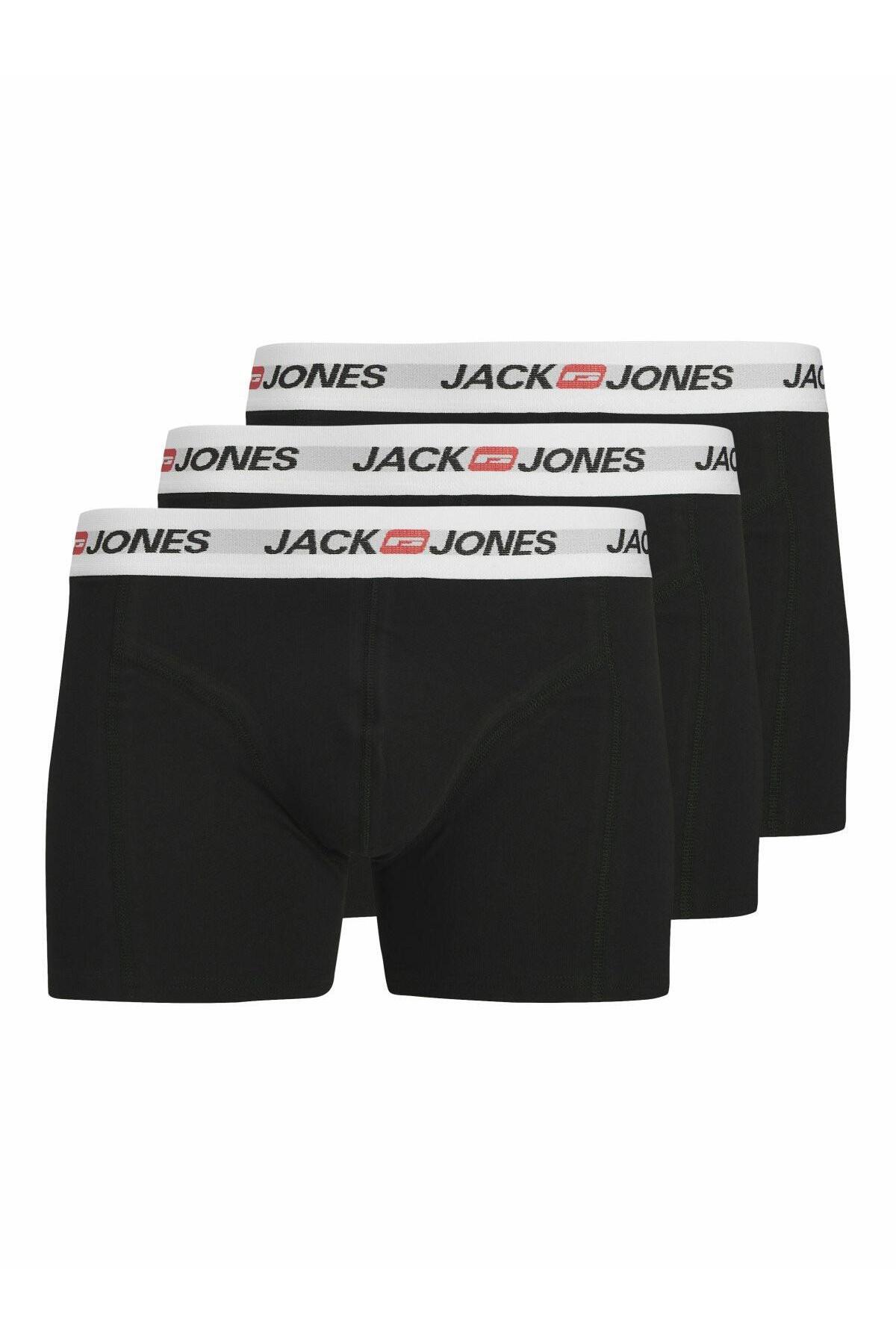 بوکسورهای مردانه جک جونز Corp Old Logo 3 Pack 12282733 جک اند جونز باکسر Jack & Jones