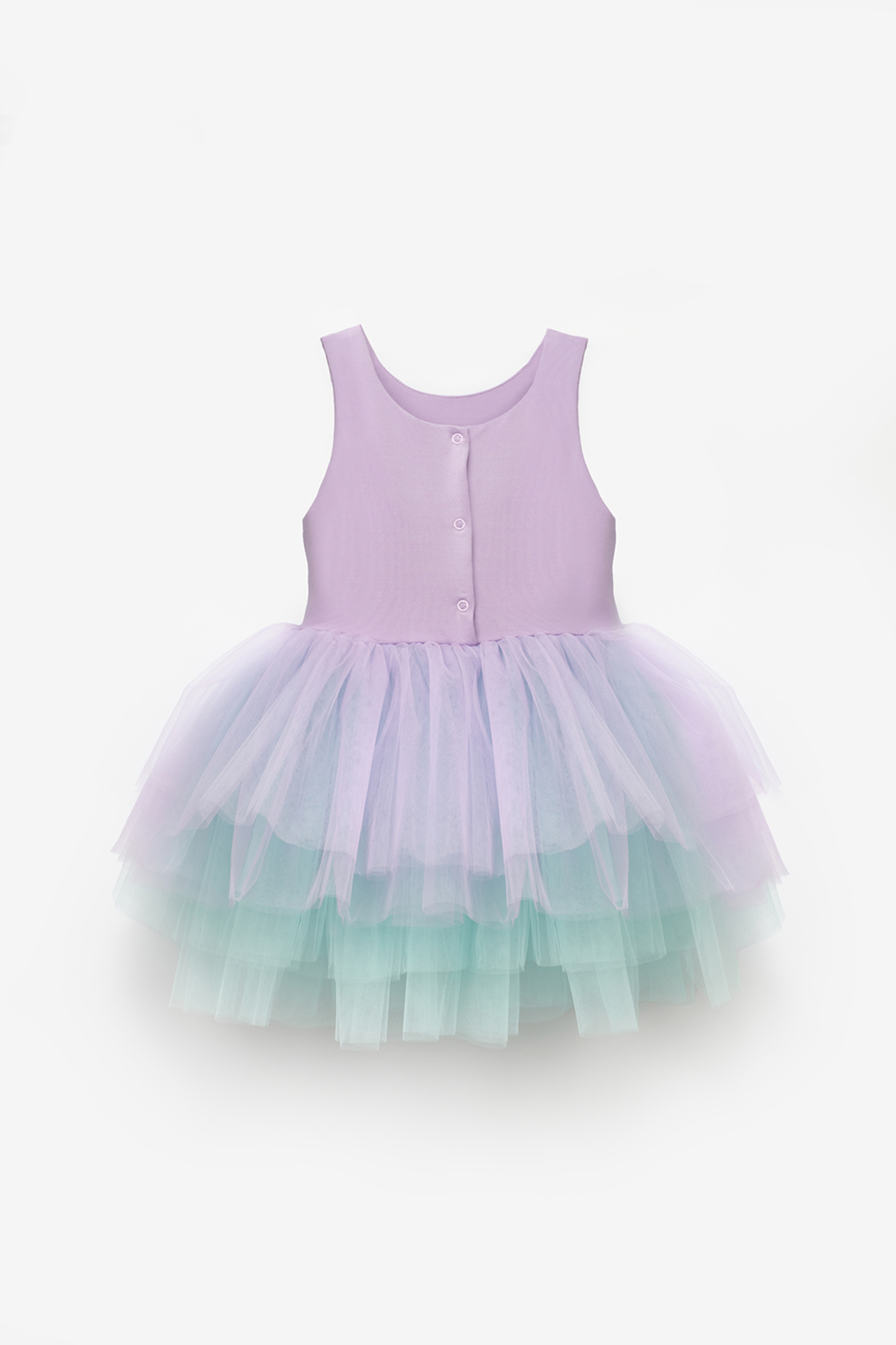 Le Mabelle Lila Tül Etekli Kız Bebek Balerin Elbise - Ines fotoğrafı 2 (önizleme)