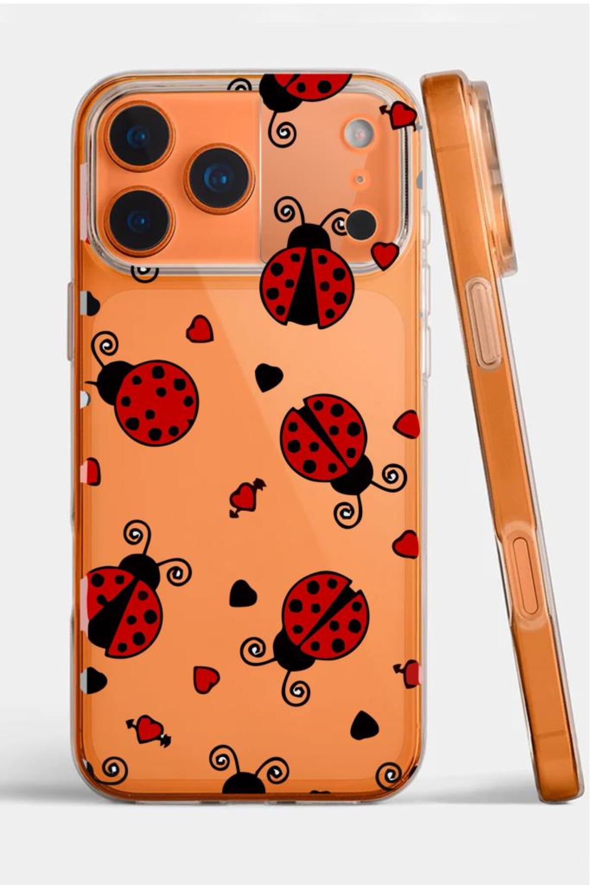 Iphone 17 Pro Compatible Patterned Clear Silicone Case