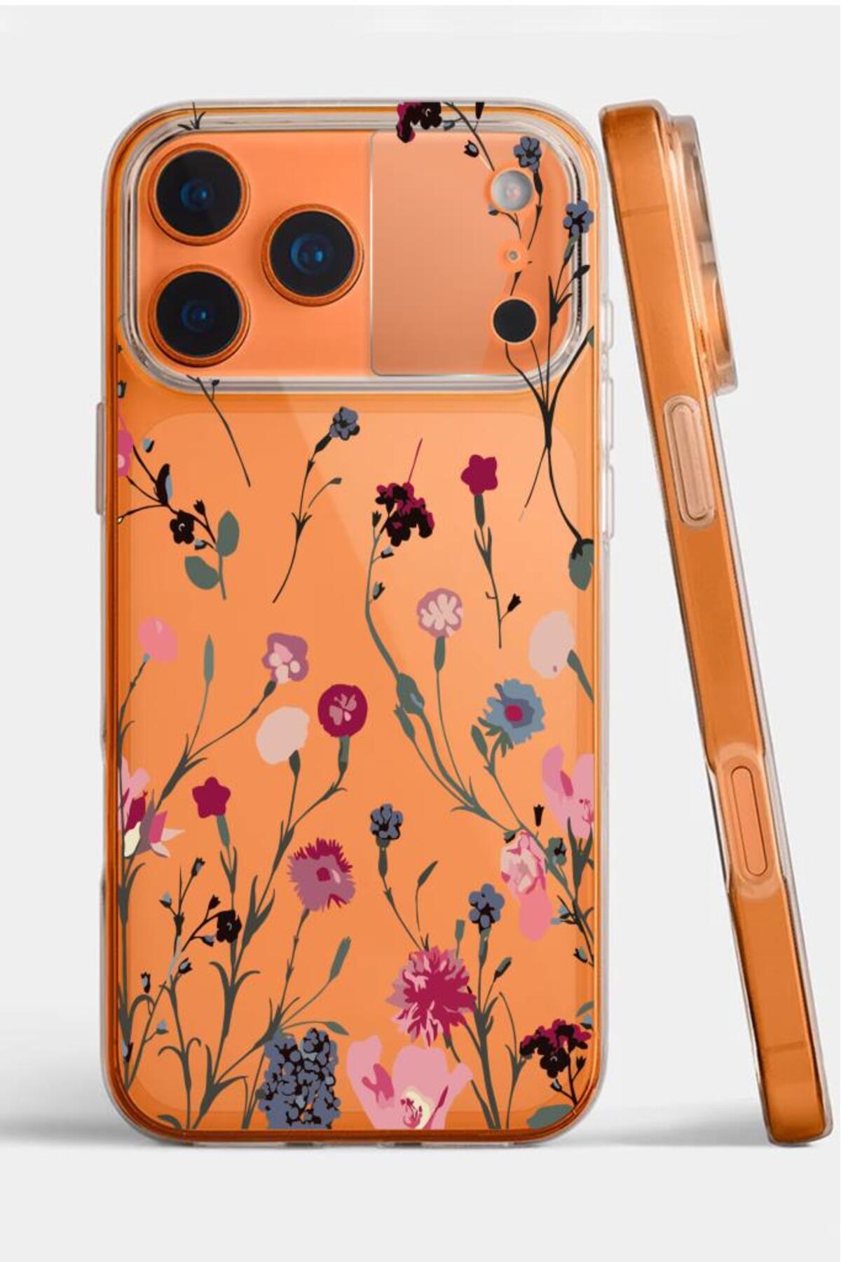 Iphone 17 Pro Compatible Patterned Clear Silicone Case