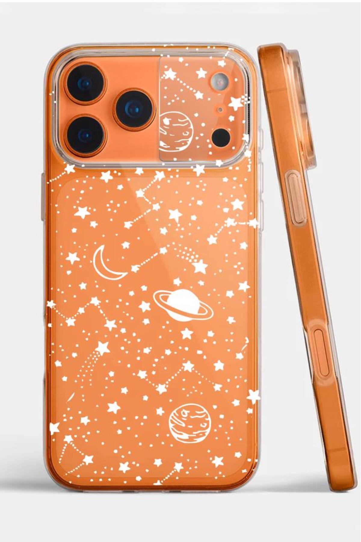 Iphone 17 Pro Compatible Patterned Clear Silicone Case