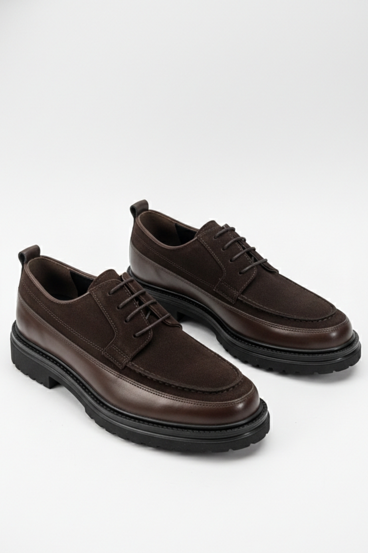 LUSIVE  Hakiki Deri Kahverengi Günlük Rahat Klasik Erkek Ayakkabı LUASS28AL0046 - Görsel 4