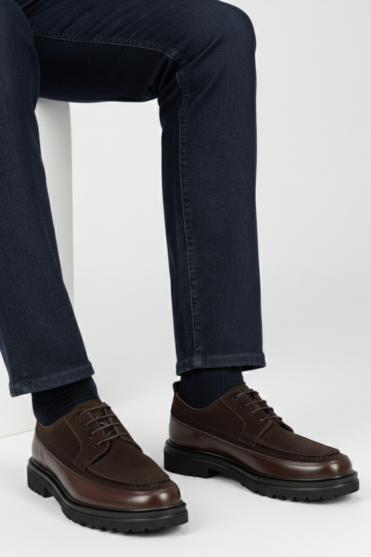 LUSIVE  Hakiki Deri Kahverengi Günlük Rahat Klasik Erkek Ayakkabı LUASS28AL0046 - Görsel 6