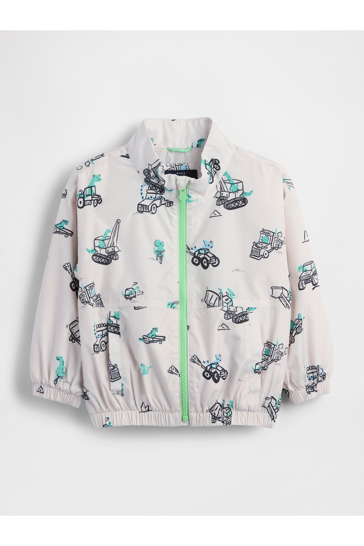 GAP Erkek Bebek Kırık Beyaz Rüzgarlık Ceket fotoğrafı 4 (önizleme)