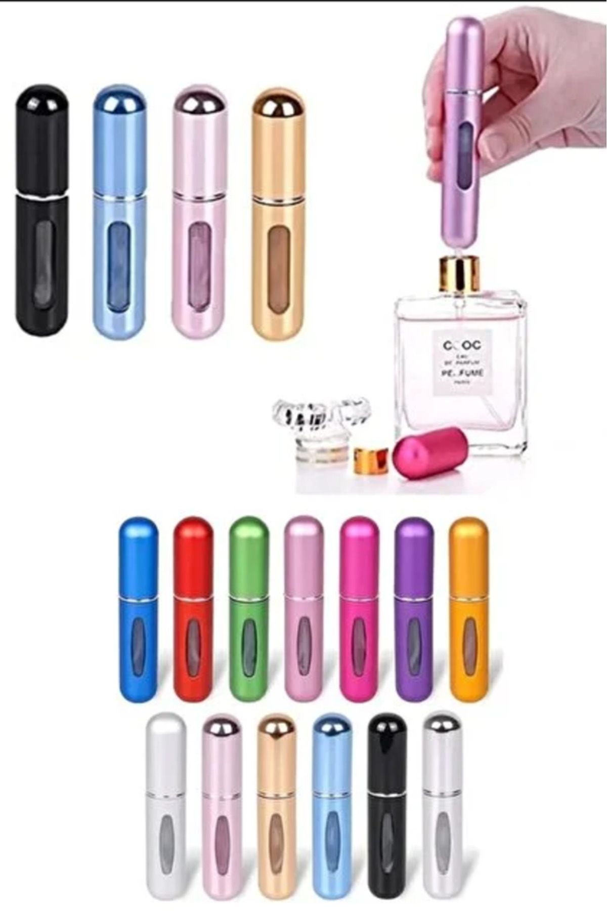 BALERA Cep Parfüm Şişesi Atomizer Seyahat Parfüm Şişesi Şişesi 5 Ml - Fiyatı, Yorumları