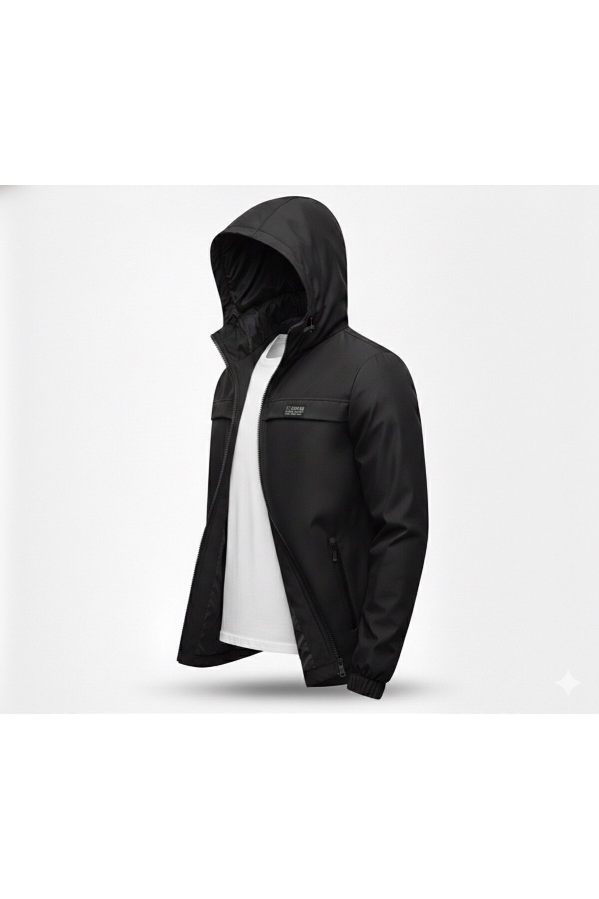 S&M CLOTHİNG  YENİ SEZON ERKEK SU & RÜZGAR GEÇİRMEZ YAĞMURLUK MEVSİMLİK CEKET - Görsel 2