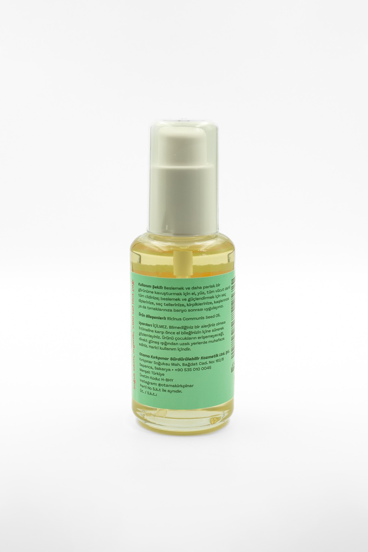 Soğuk Sıkım, Organik, %100 Saf Hint Yağı - 100 ML — HİNTYAGİ100ml — تصویر 3 از 4