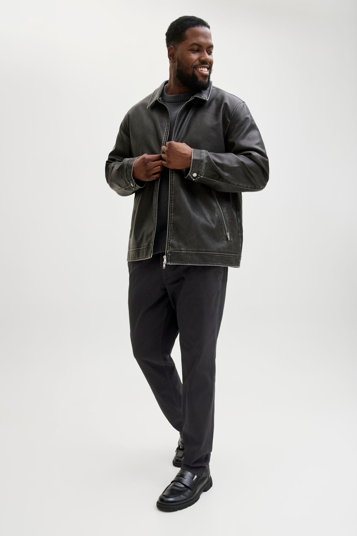 Jack & Jones Büyük Beden Slim Fit Pantalon - Marco