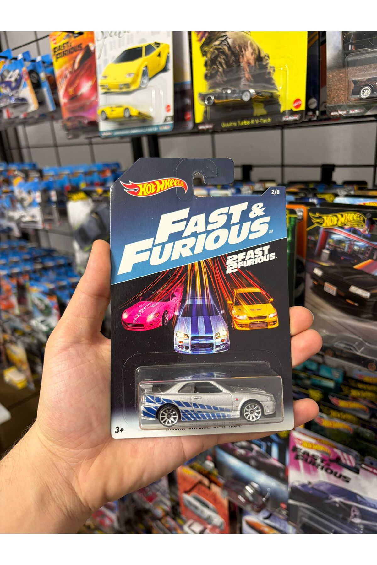 ERG DİECAST HotWheels Fast & Furıous Nissan Skyline GT-R R34 Model