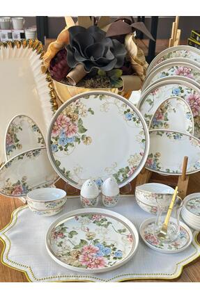 MD MİMOZA DEKOR Kahvaltı Takımı Freya 35 Parça 6 Kişilik