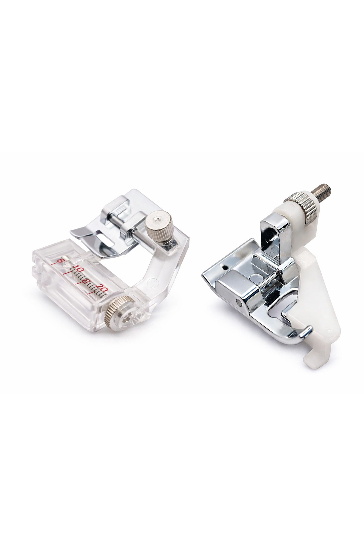Household Family Sewing Machine 2-Piece Foot Set 1 Hidden Sewing Foot and 1 Complete Piping Foot Set