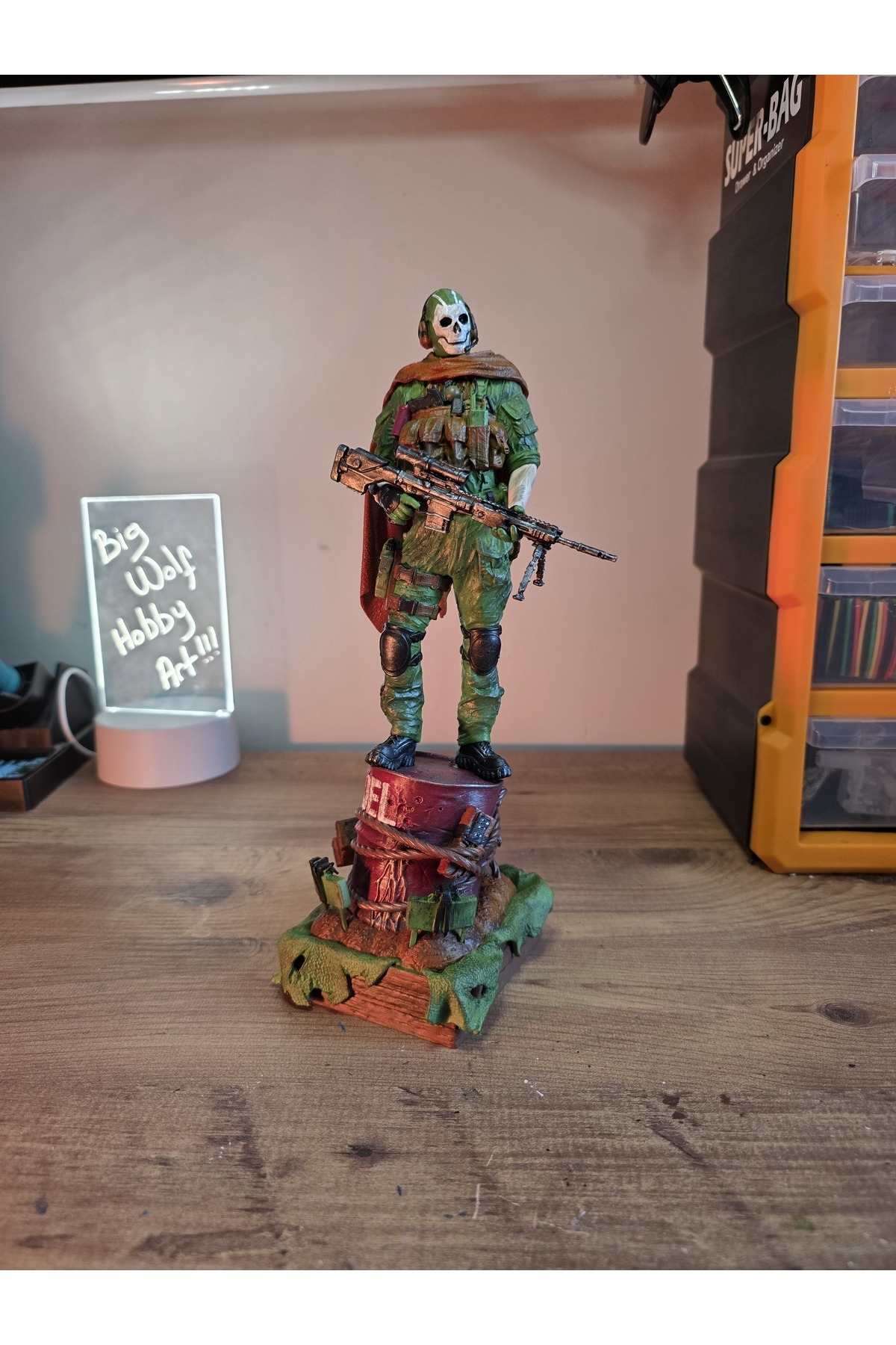 Pilovestik Call of Duty Ghost Figür 28cm , CoD Modern Warfare