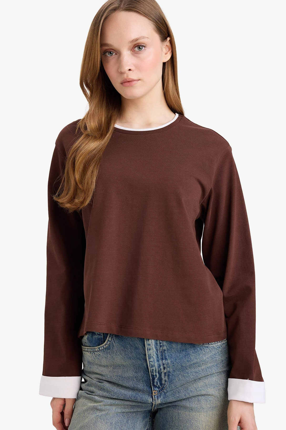 DeFacto %100 Pamuk Loose Fit Tunik G8576AX26SP