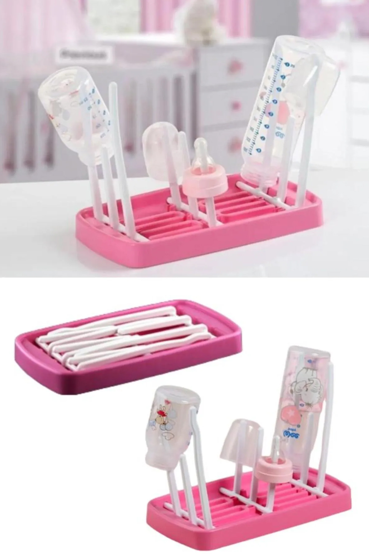 Empressco Pratik ve şık taşınabilir çok amaçlı biberon kurutucu, katlanabilir tasarım fotoğrafı 2 (önizleme)