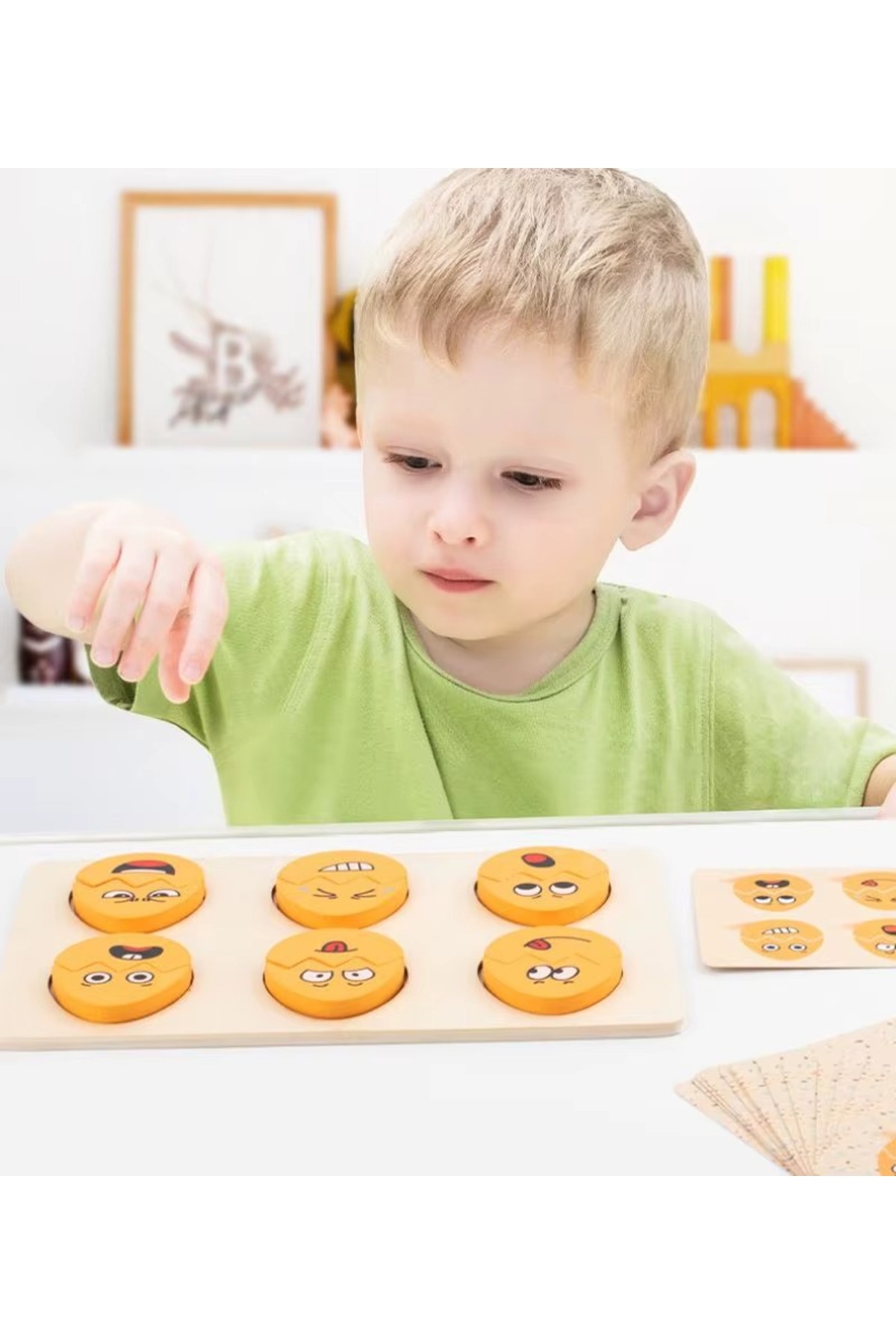 tinymaya Montessori Zeka ve Dikkat Geliştirici Oyuncak, Ahşap Eşleştirme Oyunu, Eğitici Oyuncak fotoğrafı 3 (önizleme)