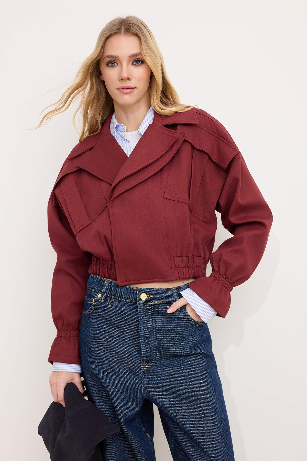 Trendyolmilla Bordo Regular Mont TWOSS26MO00008